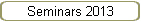 Seminars 2013